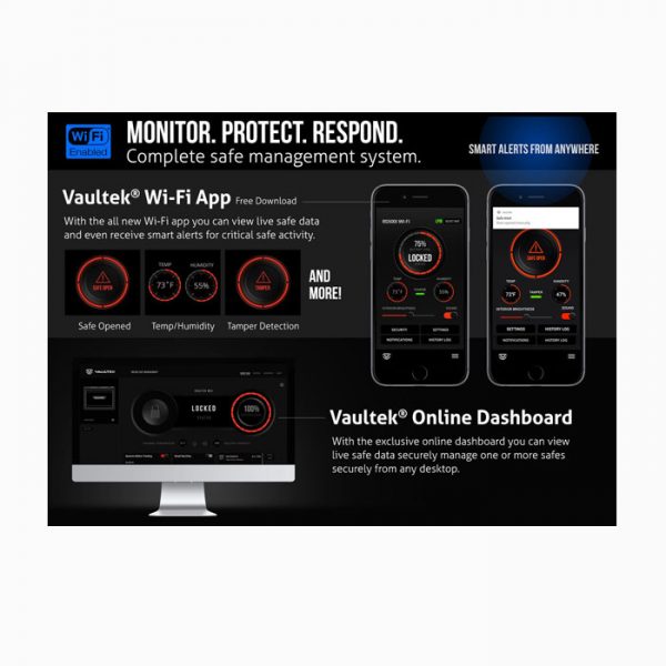 RS200i WiFi Biometric Smart Rifle Safe by Vaultek - Image 3