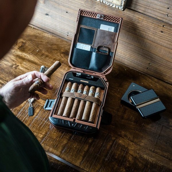 Vaultek Portable Humidor Lockbox Maximum Security