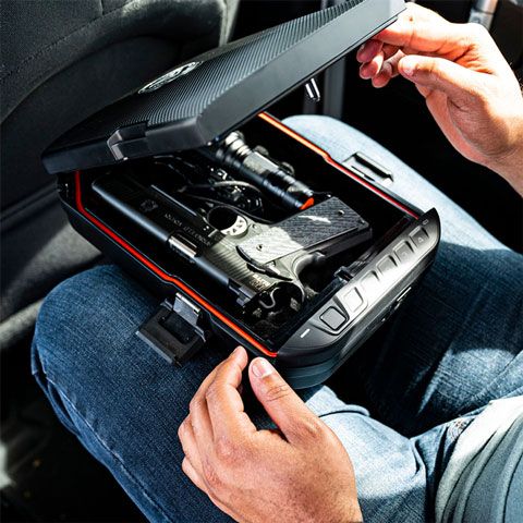 VAULTEK LifePod 2.0: Rugged, Waterproof Lock Box For Travel - Biometric & Keypad Lock | Handgun Safe | TSA Approved