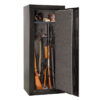 Open Flex Liberty Centurion Deluxe 18-Gun Safe: Electronic Lock, 30-Mins Fire Protection, Black