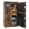 Open Liberty Colonial 30-Gun Safe: E-lock, 75-Minute Fire Protection, Textured Bronze