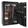 Open Flex Liberty Fatboy Jr Extreme 45-Gun Safe: E-lock, 75-Minute Fire Protection, Textured Black