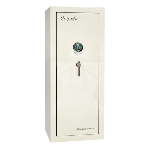 Closed Liberty PH17 Premium Home Safe: E-lock, 2-Hour Fire Protection, Marble White